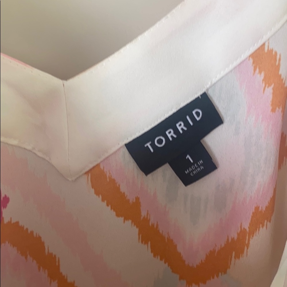Multi colored torrid top - Picture 2 of 5